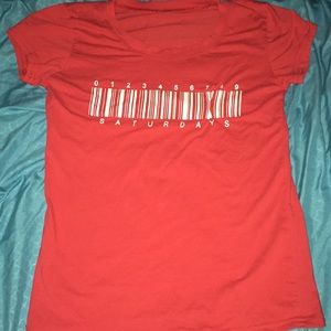 Barcode ; Saturdays T shirt